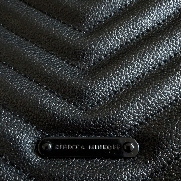 Rebecca Minkoff Edie large leather satchel with removable shoulder strap - Picture 8 of 12